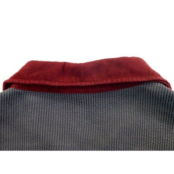 VTG Haband Casual Joe Polo Shirt Mens Large Color Block Long Sleeve - Picture 9 of 9